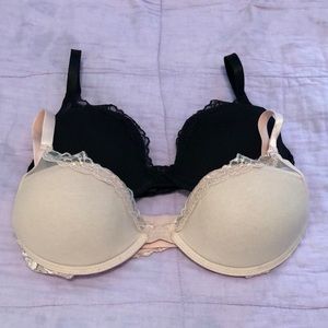 2 Lace Pepper Bras